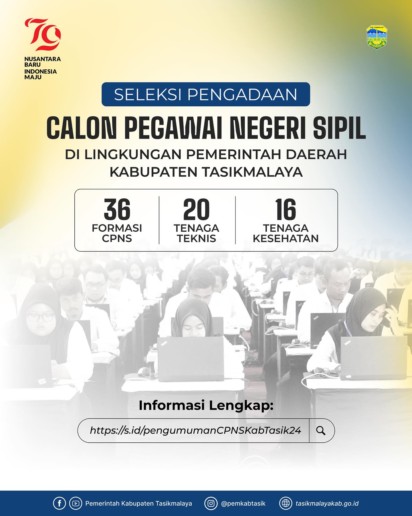 Seleksi Pengadaan CPNS Di Lingkungan Pemerintah Kabupaten Tasikmalaya Tahun 2024